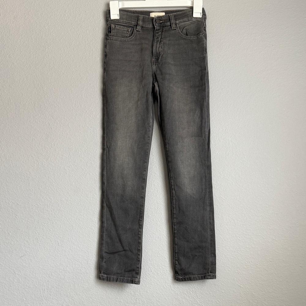 DL1961 Brady Slim Boy’s Gray Jeans Adjustable Waistband Size 10